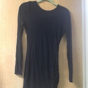 Black spandex mini